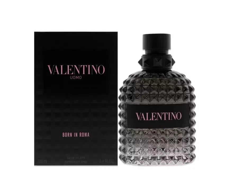 Valentino Uomo Born In Roma EDT 3.4 oz Cologne for Men New In Box Free Shipping