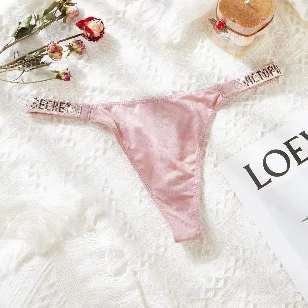 Victoria Secret VERY SEXY  Shine Strap Lace or  Brazilian Panty or Thong Panty