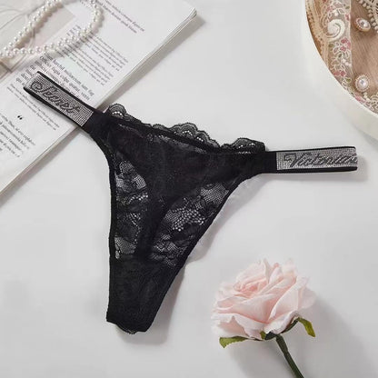 Victoria Secret VERY SEXY  Shine Strap Lace or  Brazilian Panty or Thong Panty