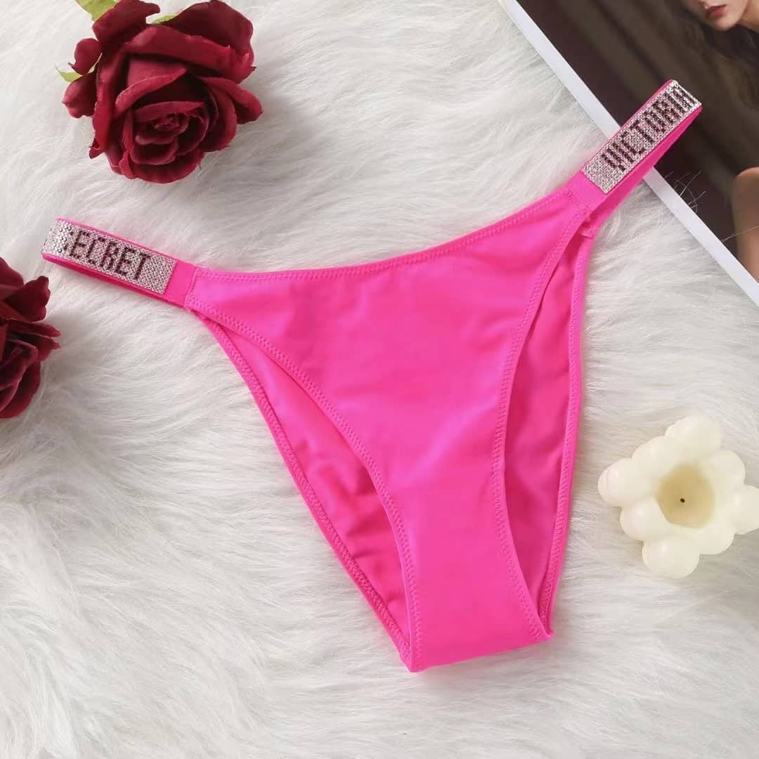 Victoria Secret VERY SEXY  Shine Strap Lace or  Brazilian Panty or Thong Panty