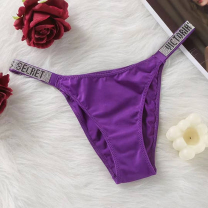 Victoria Secret VERY SEXY  Shine Strap Lace or  Brazilian Panty or Thong Panty