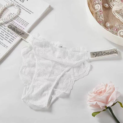 Victoria Secret VERY SEXY  Shine Strap Lace or  Brazilian Panty or Thong Panty