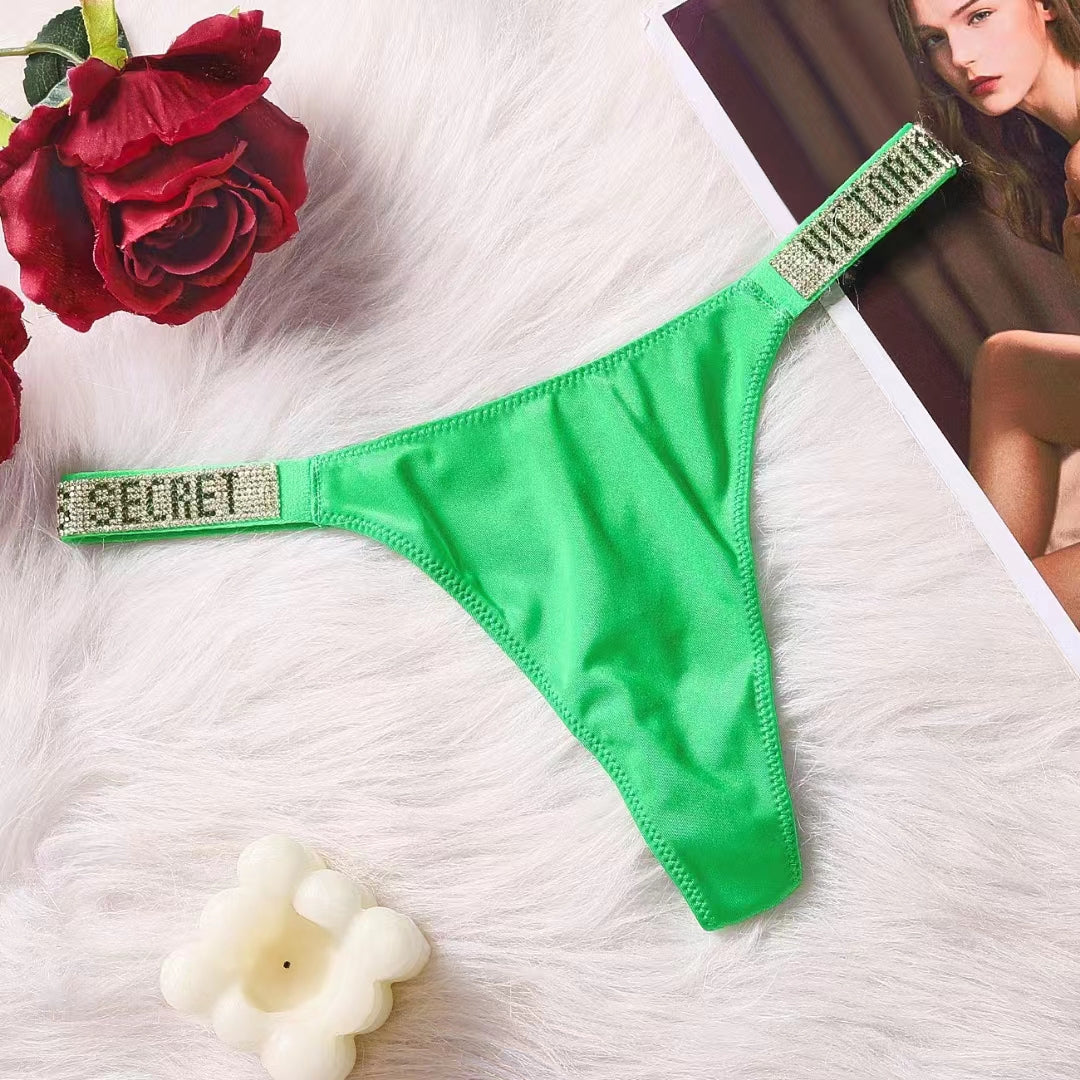 Victoria Secret VERY SEXY  Shine Strap Lace or  Brazilian Panty or Thong Panty