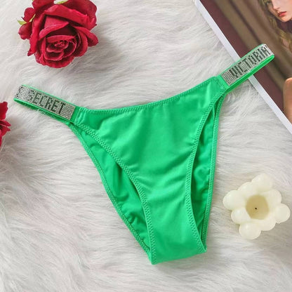 Victoria Secret VERY SEXY  Shine Strap Lace or  Brazilian Panty or Thong Panty