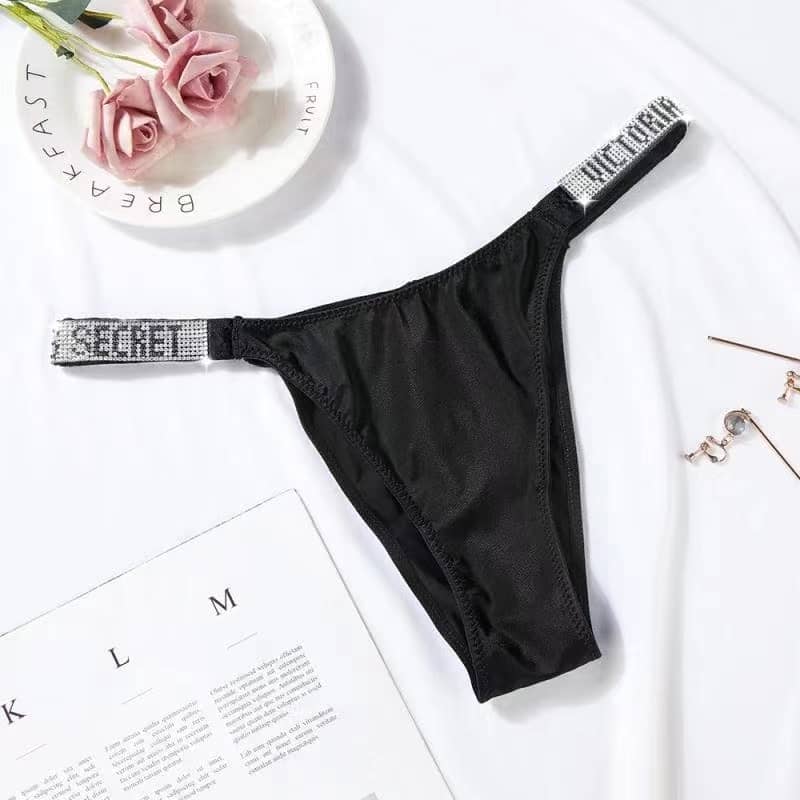 Victoria Secret VERY SEXY  Shine Strap Lace or  Brazilian Panty or Thong Panty