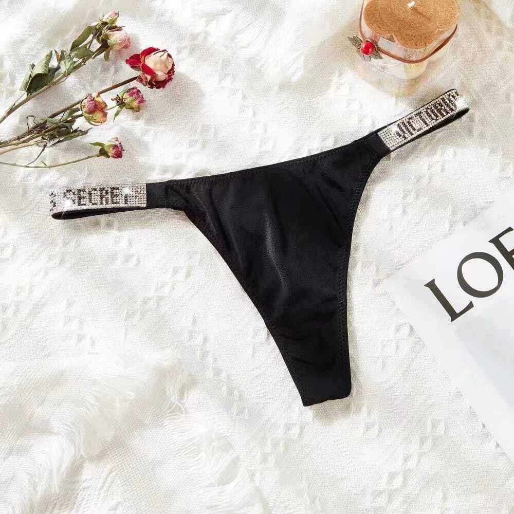 Victoria Secret VERY SEXY  Shine Strap Lace or  Brazilian Panty or Thong Panty