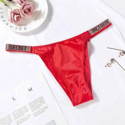 Victoria Secret VERY SEXY  Shine Strap Lace or  Brazilian Panty or Thong Panty
