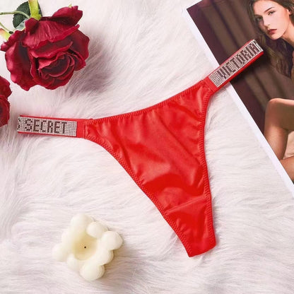 Victoria Secret VERY SEXY  Shine Strap Lace or  Brazilian Panty or Thong Panty